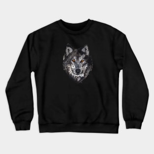 Swirly Wolf Crewneck Sweatshirt